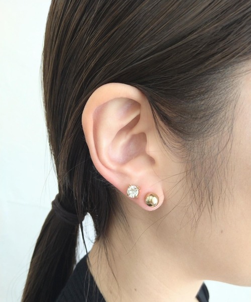 Alite cloth(アリーテクロス)の「フープピアスデザインアソートセット(ピアス(両耳用)・レディース・ゴールド系その他3/ゴールド系その他2/ゴールド系その他・FREE)」の13枚目の写真