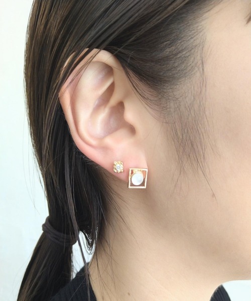 Alite cloth(アリーテクロス)の「フープピアスデザインアソートセット(ピアス(両耳用)・レディース・ゴールド系その他3/ゴールド系その他2/ゴールド系その他・FREE)」の20枚目の写真