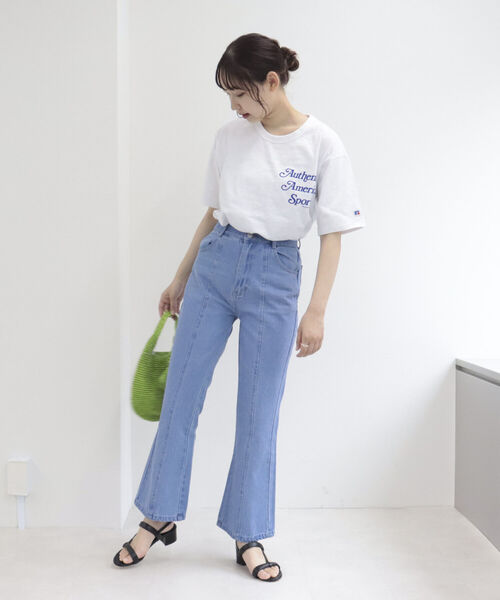 fredy repit（フレディレピ）の「フレアデニムパンツ（デニムパンツ・レディース・ブルー/ブラック・38/36）」の12枚目の写真