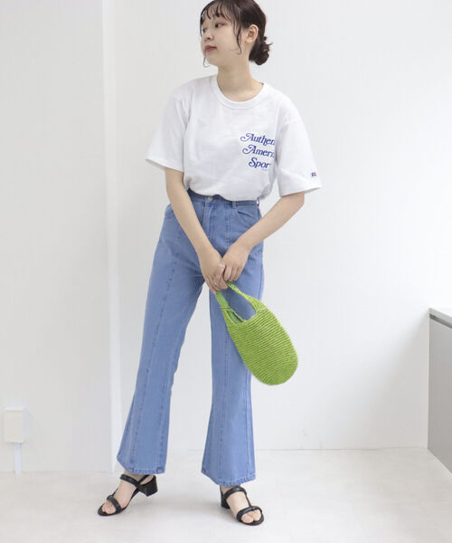 fredy repit（フレディレピ）の「フレアデニムパンツ（デニムパンツ・レディース・ブルー/ブラック・38/36）」の13枚目の写真