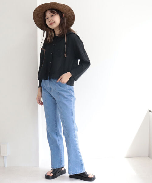 fredy repit（フレディレピ）の「フレアデニムパンツ（デニムパンツ・レディース・ブルー/ブラック・38/36）」の16枚目の写真