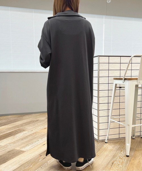 apres jour(アプレジュール)の「ハーフジップワンピース【ZOZOTOWN限定アイテム】(ワンピース・レディース・オレンジ/ブラック系その他/アイボリー・フリー/X-LARGE)」の21枚目の写真