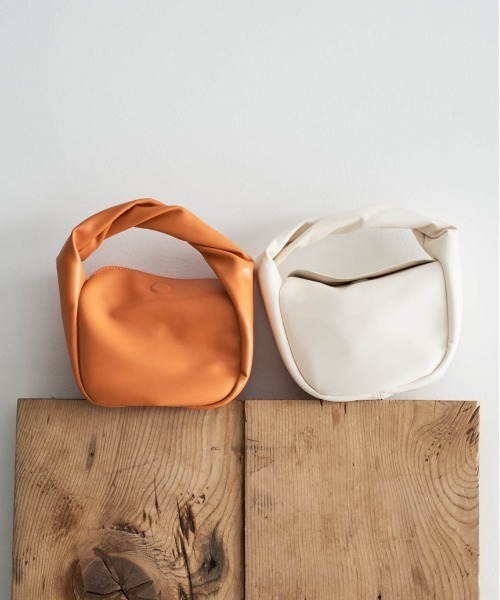 FRAY I.D（フレイアイディー）の「ツイストハンドルバッグ（ハンドバッグ・レディース・オレンジ/ピンク/ホワイト・FREE）」の8枚目の写真