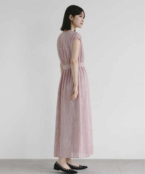 kaene(カエン)の「ジャガードジレドレス(ドレス・レディース・ブラック/ブルー系その他/ライトピンク・38/36)」の9枚目の写真
