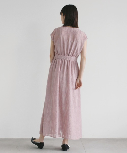kaene(カエン)の「ジャガードジレドレス(ドレス・レディース・ブラック/ブルー系その他/ライトピンク・38/36)」の11枚目の写真