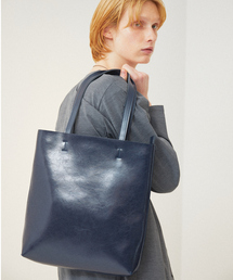 ABAHOUSE GRAY | スプリットレザー 縦型 トートバッグ(トートバッグ)