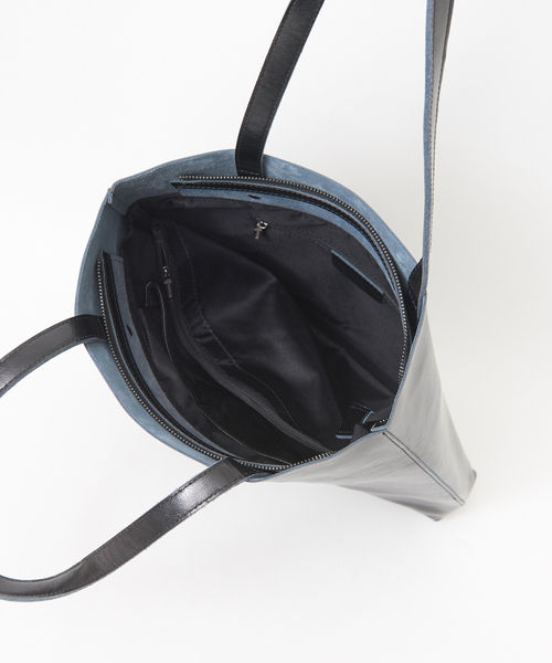 ABAHOUSE GRAY（アバハウスグレイ）の「スプリットレザー 縦型 トートバッグ（トートバッグ・メンズ・キャメル/ブラウン/グレー/ネイビー/ブラック・フリー）」の14枚目の写真