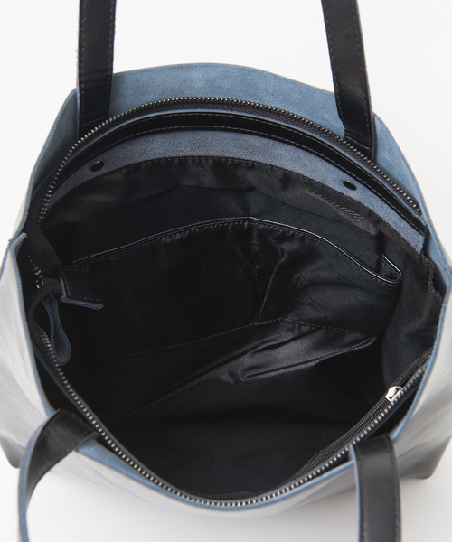 ABAHOUSE GRAY（アバハウスグレイ）の「スプリットレザー 縦型 トートバッグ（トートバッグ・メンズ・キャメル/ブラウン/グレー/ネイビー/ブラック・フリー）」の15枚目の写真