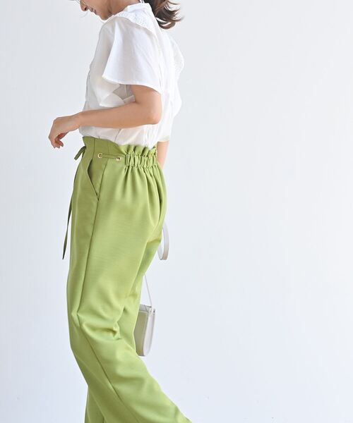 rps（アールピーエス）の「バンドカラー肩フリルブラウス（シャツ/ブラウス・レディース・オフホワイト/ブラック・M/フリー）」の17枚目の写真