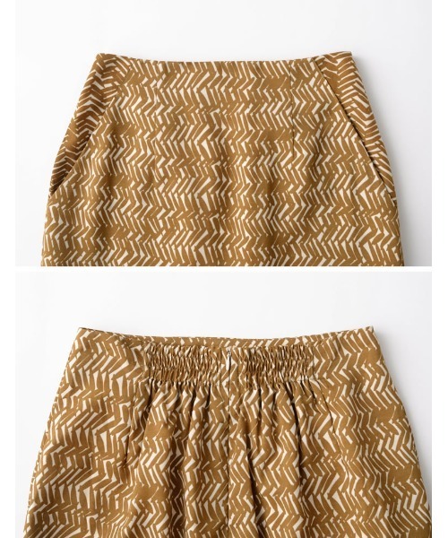 Re:EDIT(リエディ)の「エスニックパターンスリットタイトスカート(スカート・レディース・ブラック/キャメル・SHORT/LARGE/MEDIUM)」の15枚目の写真