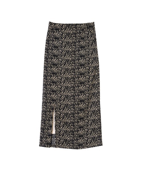 Re:EDIT(リエディ)の「エスニックパターンスリットタイトスカート(スカート・レディース・ブラック/キャメル・SHORT/LARGE/MEDIUM)」の18枚目の写真