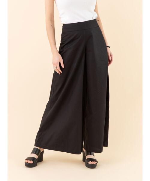 agnes b.(アニエスベー)の「UBL1 PANTALON ワイドパンツ(その他パンツ・レディース・ブラック・40/38/36)」の9枚目の写真