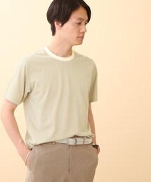 TAKEO KIKUCHI | 【Sサイズ～】千鳥プリント カノコ Tシャツ(Tシャツ/カットソー)