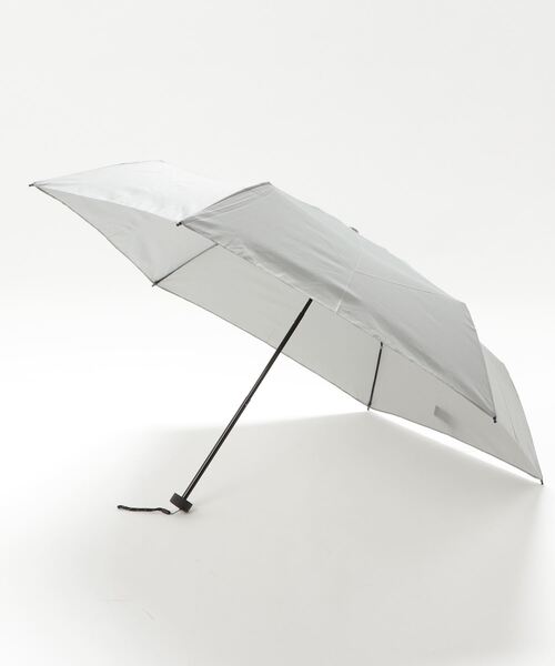 because（ビコーズ）の「【because】リペット 無地 バイカラー ミニ サスティナブル/晴雨兼用/日傘/折りたたみ傘/ビコーズ/ユーデイ/D-063628/D-063610（折りたたみ傘・レディース・ブラック/グレー/サックスブルー/ネイビー/パープル/ライトグレー・FREE）」の3枚目の写真