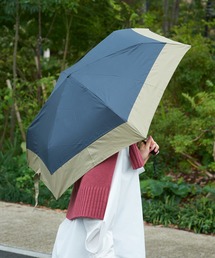 because（ビコーズ）の「【because】リペット 無地 バイカラー ミニ サスティナブル/晴雨兼用/日傘/折りたたみ傘/ビコーズ/ユーデイ/D-063628/D-063610（折りたたみ傘）」