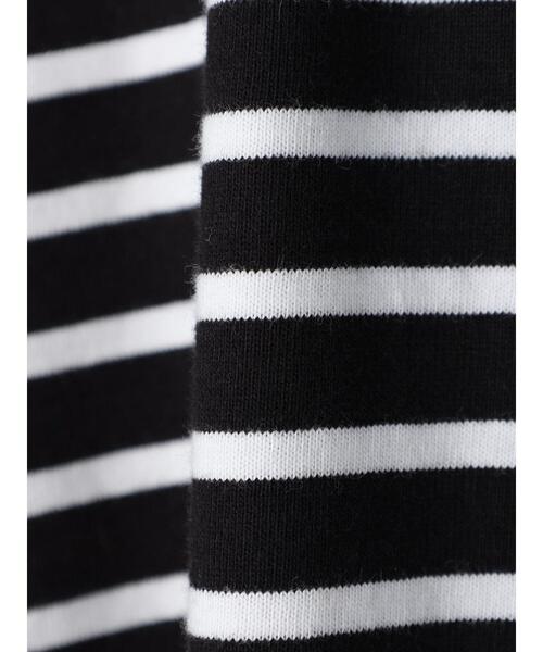 AMERICAN HOLIC（アメリカンホリック）の「袖コンシャスボーダーカットプルオーバー（Tシャツ/カットソー・レディース・ブラック/オフホワイト/グリーン/その他7/ブラック系その他4・M/L）」の16枚目の写真