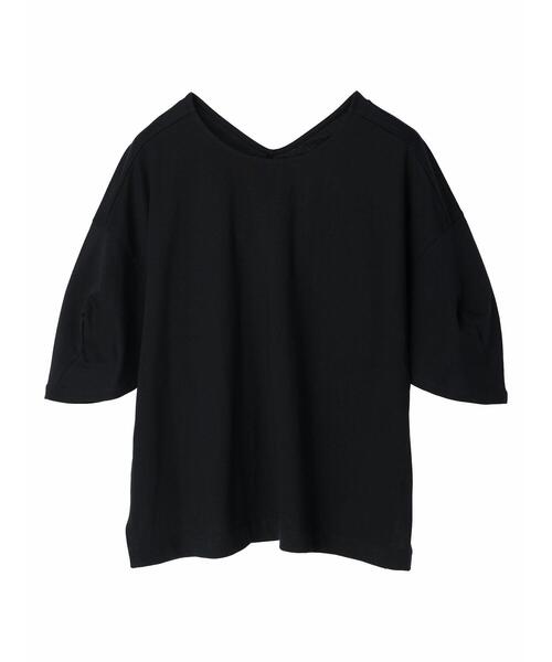 AMERICAN HOLIC（アメリカンホリック）の「袖コンシャスボーダーカットプルオーバー（Tシャツ/カットソー・レディース・ブラック/オフホワイト/グリーン/その他7/ブラック系その他4・M/L）」の18枚目の写真