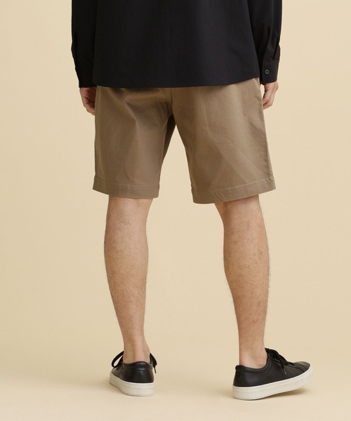 NANO universe（ナノユニバース）の「LB.04/ストレッチテーパードチノショーツ（チノパンツ・メンズ・ベージュ/ブラック/ネイビー・S/M/L/XL）」の5枚目の写真