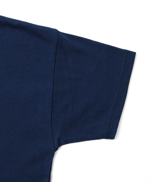 GLAZOS（グラソス）の「天竺・ドロップショルダーグラフィティロゴ半袖Tシャツ（Tシャツ/カットソー・キッズ・ホワイト/ブルー・140cm/150cm/160cm/170cm/130cm）」の3枚目の写真