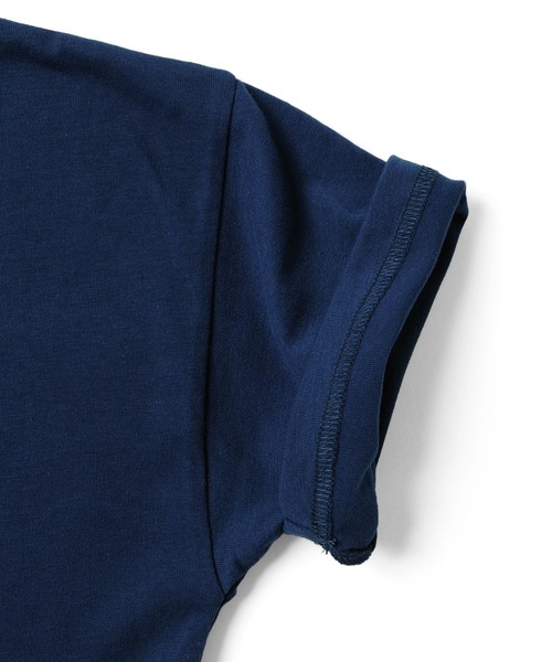 GLAZOS（グラソス）の「天竺・ドロップショルダーグラフィティロゴ半袖Tシャツ（Tシャツ/カットソー・キッズ・ホワイト/ブルー・140cm/150cm/160cm/170cm/130cm）」の11枚目の写真