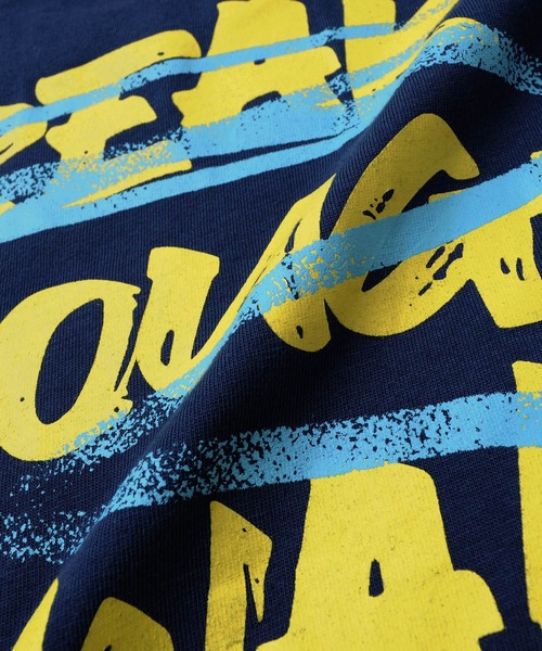 GLAZOS（グラソス）の「天竺・ドロップショルダーグラフィティロゴ半袖Tシャツ（Tシャツ/カットソー・キッズ・ホワイト/ブルー・140cm/150cm/160cm/170cm/130cm）」の13枚目の写真