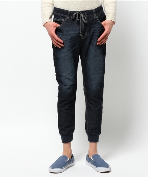 VENCEEXCHANGE（ヴァンスエクスチェンジ）の「ドビーデニム裾リブパンツ（その他パンツ・メンズ・グレー/ネイビー/ブルー・SMALL/MEDIUM/LARGE）」の6枚目の写真