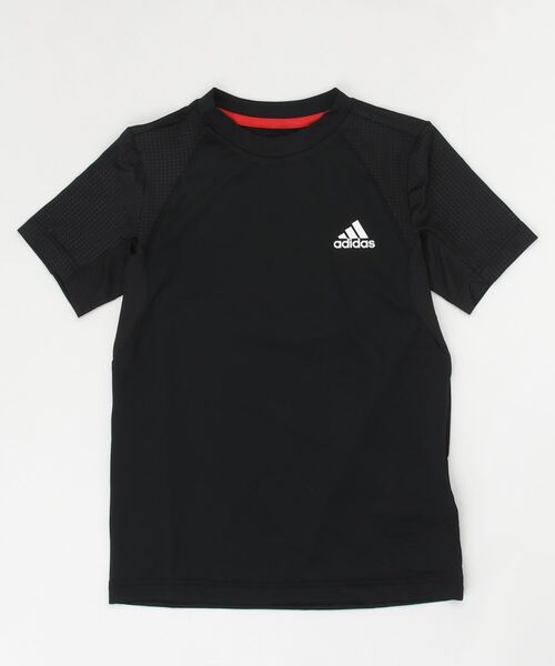 adidas（アディダス）の「XFG AEROREADY スリム スポーツ 半袖Tシャツ / アディダス（キッズ/子供用）（Tシャツ/カットソー・キッズ・ブラック×ホワイト/ホワイト×ブラック・160/140/130/150）」の2枚目の写真