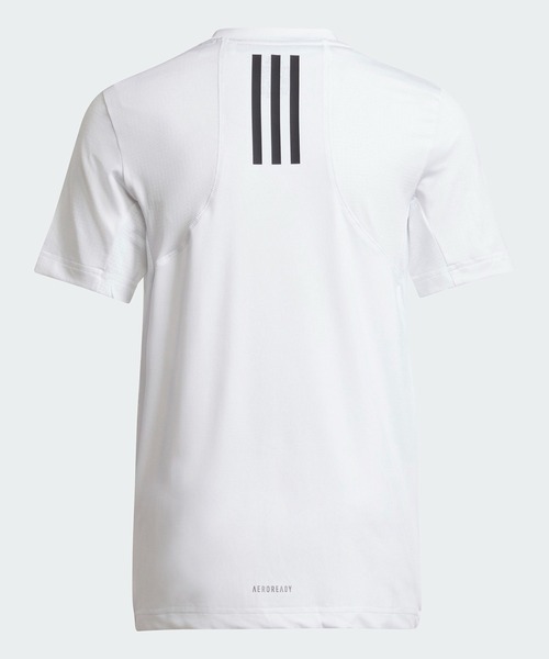 adidas（アディダス）の「XFG AEROREADY スリム スポーツ 半袖Tシャツ / アディダス（キッズ/子供用）（Tシャツ/カットソー・キッズ・ブラック×ホワイト/ホワイト×ブラック・160/140/130/150）」の3枚目の写真