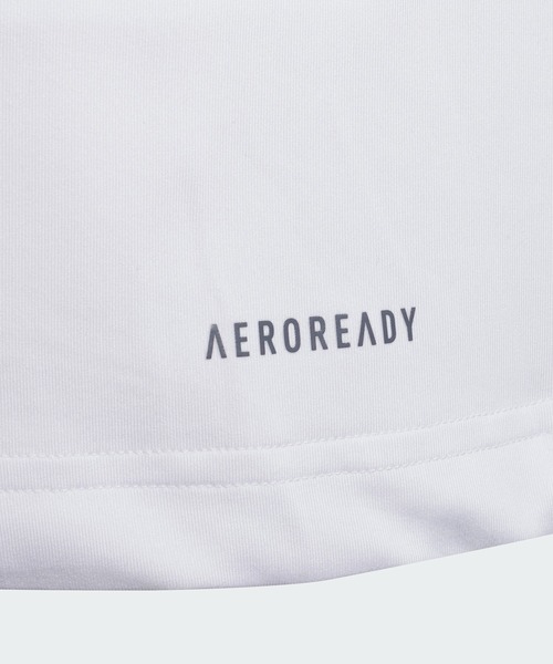 adidas（アディダス）の「XFG AEROREADY スリム スポーツ 半袖Tシャツ / アディダス（キッズ/子供用）（Tシャツ/カットソー・キッズ・ブラック×ホワイト/ホワイト×ブラック・160/140/130/150）」の9枚目の写真