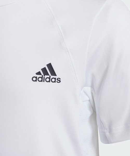 adidas（アディダス）の「XFG AEROREADY スリム スポーツ 半袖Tシャツ / アディダス（キッズ/子供用）（Tシャツ/カットソー・キッズ・ブラック×ホワイト/ホワイト×ブラック・160/140/130/150）」の7枚目の写真