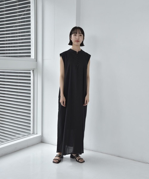 lawgy（ラウジー）の「no sleeve cape op（ワンピース・レディース・ホワイト/ブラック・FREE）」の15枚目の写真