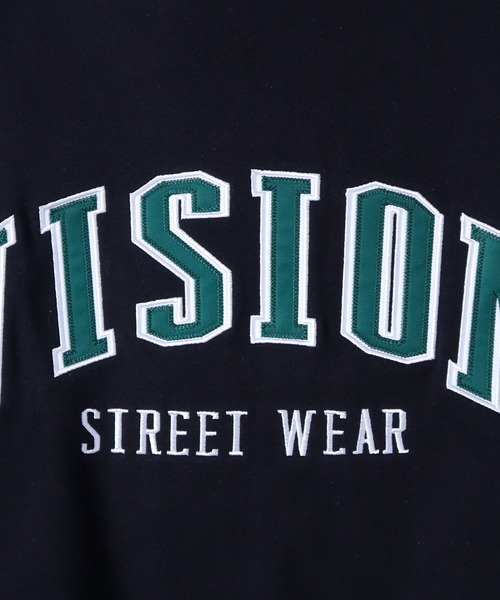 VISION STREET WEAR(ヴィジョンストリートウェア)の「VISION STREET WEAR リブラインアーチロゴワッペン/スケボー刺繍 トレーナー(スウェット・メンズ・ライトグレー/ブラック/パープル/ブラウン/グリーン/グレー系その他/チャコール・LL/M/L)」の13枚目の写真