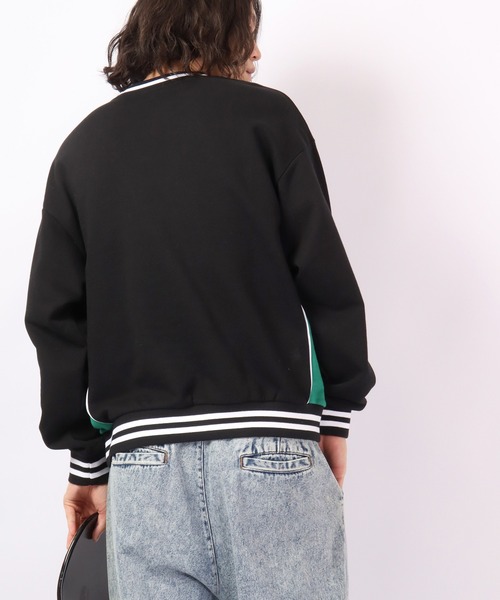 VISION STREET WEAR(ヴィジョンストリートウェア)の「VISION STREET WEAR リブラインアーチロゴワッペン/スケボー刺繍 トレーナー(スウェット・メンズ・ライトグレー/ブラック/パープル/ブラウン/グリーン/グレー系その他/チャコール・LL/M/L)」の17枚目の写真