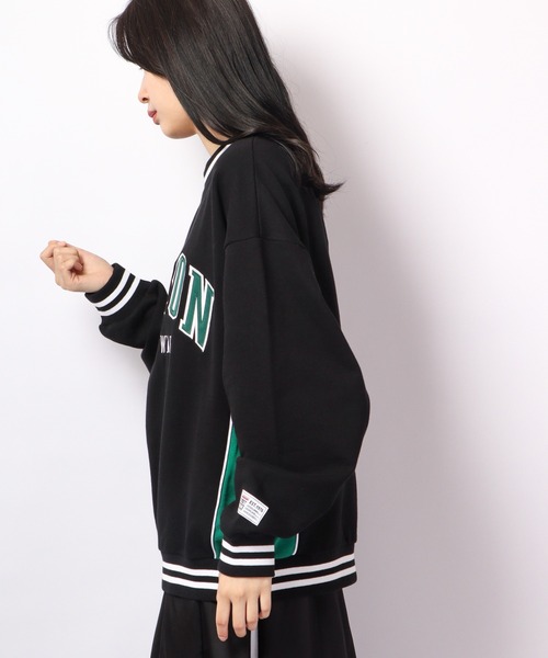 VISION STREET WEAR(ヴィジョンストリートウェア)の「VISION STREET WEAR リブラインアーチロゴワッペン/スケボー刺繍 トレーナー(スウェット・メンズ・ライトグレー/ブラック/パープル/ブラウン/グリーン/グレー系その他/チャコール・LL/M/L)」の22枚目の写真