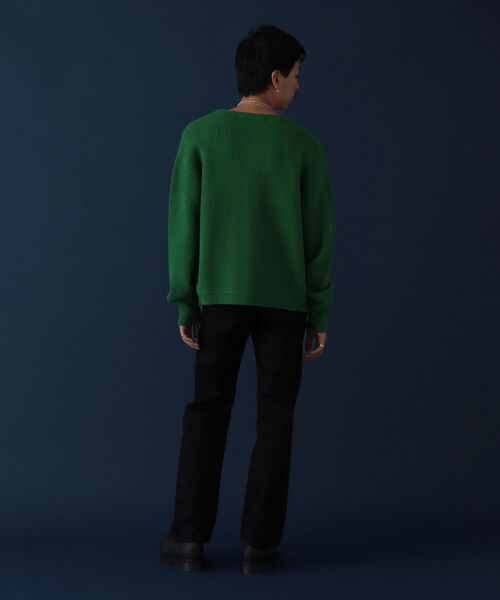 VAPORIZE（ヴェイパライズ）の「VAPORIZE / Spancole Cardigan（カーディガン/ボレロ・メンズ・グレー/ブラック/ホワイト/ケリー・MEDIUM/LARGE/SMALL）」の7枚目の写真