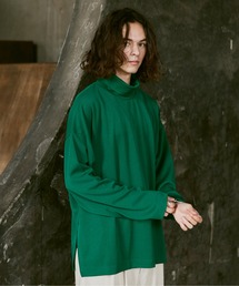 CASPER JOHN | High slit turtle neck big cut sew/ハイスリットタートルネックカットソー(Tシャツ/カットソー)