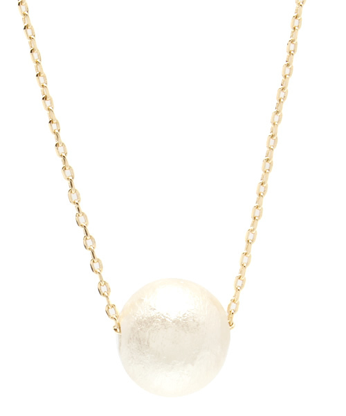 Fun & Daily(ファンアンドデイリー)の「F&D : コットンパールネックレス(ネックレス・レディース・ホワイト・FREE)」の6枚目の写真