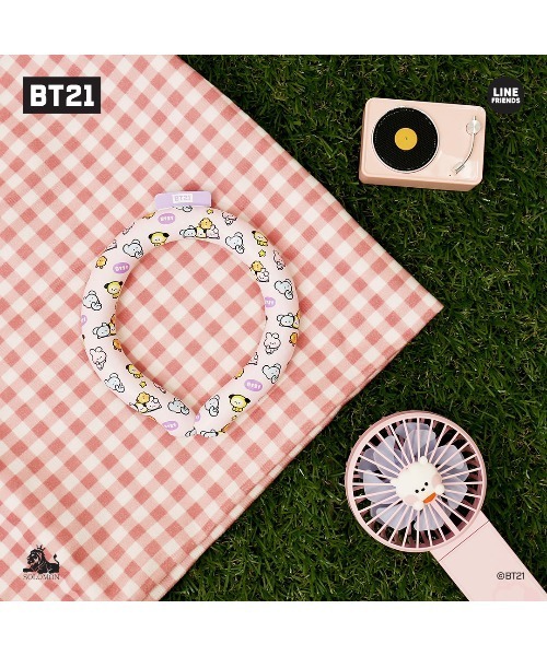 CREARE -LINO-（クレアーレリノ）の「【BT21】ISU COORING(アイス クーリング ) クーリングネックチューブ 28℃（アウトドアグッズ・レディース・ベージュ/パープル/ピンク/その他・M）」の7枚目の写真