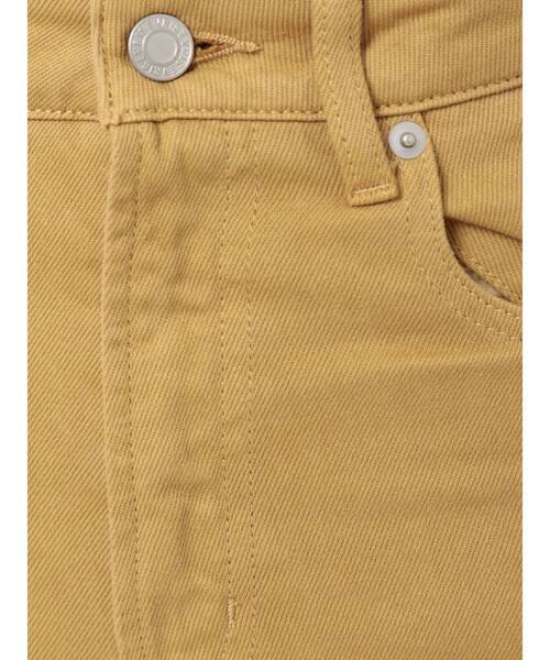 EVRIS（エヴリス）の「ブリーチカラーデニムパンツ（デニムパンツ・レディース・カーキ/マスタード・SMALL/MEDIUM）」の4枚目の写真