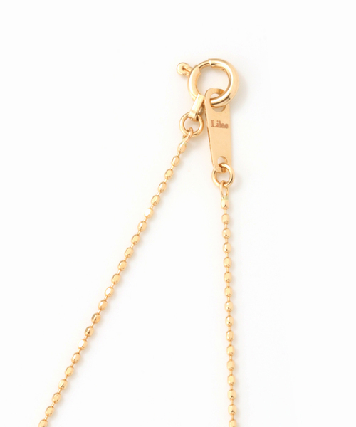 k10 ボールチェーンネックレス ボールチェーンネックレス K10（ネックレス）｜Lilas（リラ）の
