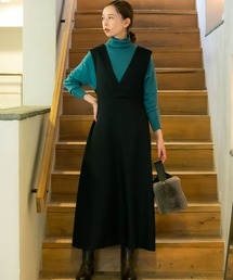 2WAYフレアジャンパーワンピース