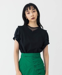 UNITED TOKYO | エアリータフタコンビブラウス(シャツ/ブラウス)