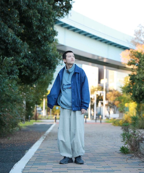 セール】【HOOK】古着風バッグ英字刺繍フェイクスエード生地コーチ