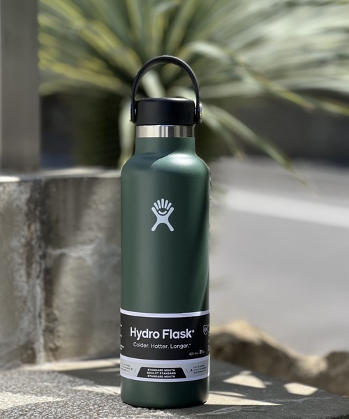 HYDRO FLASK（ハイドロフラスク）の「【Hydro Flask】HYDRATION 21oz STANDARD MOUTH（水筒・メンズ・ライトイエロー/コバルトブルー/ブラック/サックスブルー/グレー/ホワイト/オレンジ/オリーブ/パープル/ブルー/ピンク/チェリーピンク/ライトオレンジ系/ライトグリーン/ターコイズブルー/インディゴブルー/レッド/ダークオレンジ/ライラック/スカイブルー/ダークグリーン/セージグリーン/ライトピンク/チャコールグレー/ロイヤルブルー/ラベンダー/テラコッタ・FREE）」の3枚目の写真