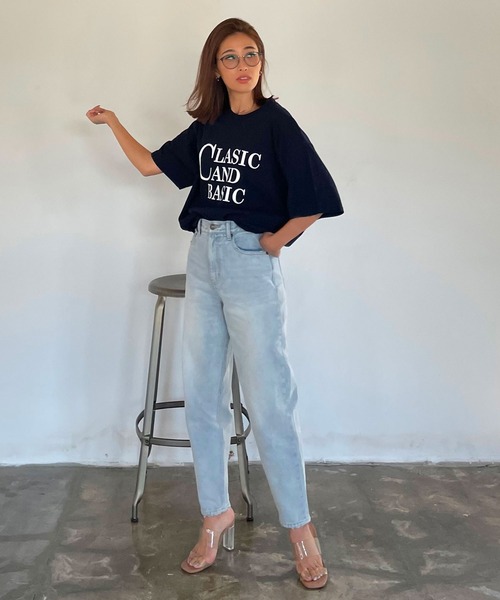 CHERI since1985(シェリ)の「ハイウェストテーパードデニムパンツ(デニムパンツ・レディース・ブルー・S/M)」の18枚目の写真