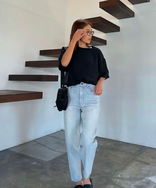 CHERI since1985(シェリ)の「ハイウェストテーパードデニムパンツ(デニムパンツ・レディース・ブルー・S/M)」の16枚目の写真