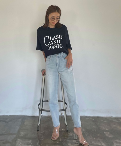 CHERI since1985(シェリ)の「ハイウェストテーパードデニムパンツ(デニムパンツ・レディース・ブルー・S/M)」の9枚目の写真