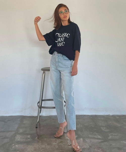 CHERI since1985(シェリ)の「ハイウェストテーパードデニムパンツ(デニムパンツ・レディース・ブルー・S/M)」の12枚目の写真
