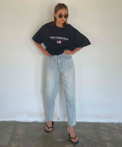 CHERI since1985(シェリ)の「ハイウェストテーパードデニムパンツ(デニムパンツ・レディース・ブルー・S/M)」の14枚目の写真