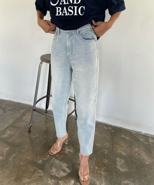 CHERI since1985(シェリ)の「ハイウェストテーパードデニムパンツ(デニムパンツ・レディース・ブルー・S/M)」の20枚目の写真